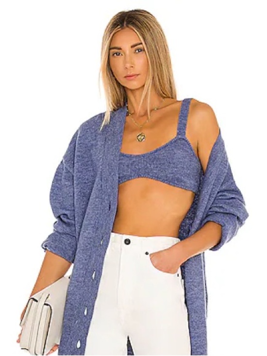 Camila Coelho Other - Camila Coelho Adelie Knit Bralette - Blue